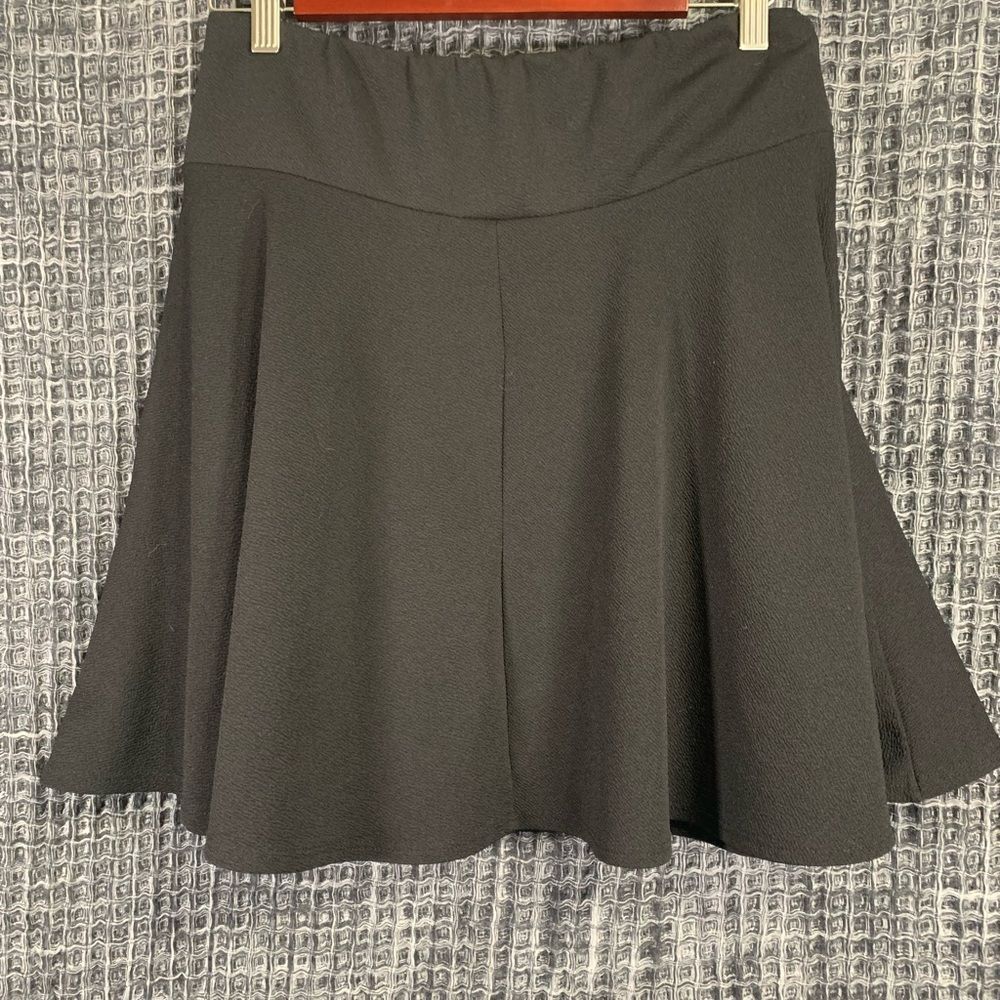 HOT TOPIC Midnight Hour Multi Lace-up Black Yoke Skirt Side Pockets Medium #768 - Picture 2 of 6
